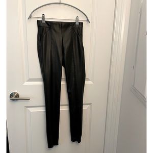 Must go before Jan 7th! Zara Faux Leather Leggings with Zipper Details